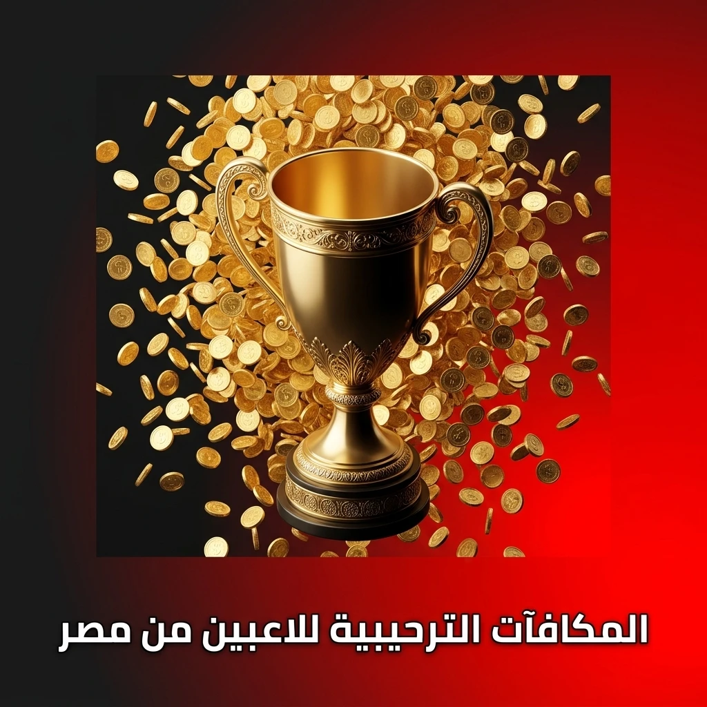 المكافآت الترحيبية للاعبين من مصر: رصيد إضافي ودورات مجانية للكازينو والمراهنات الرياضية.